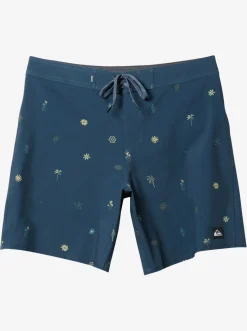 Quiksilver Surfsilk 69 18" Boardshorts Midnight Navy Heat Waves Online