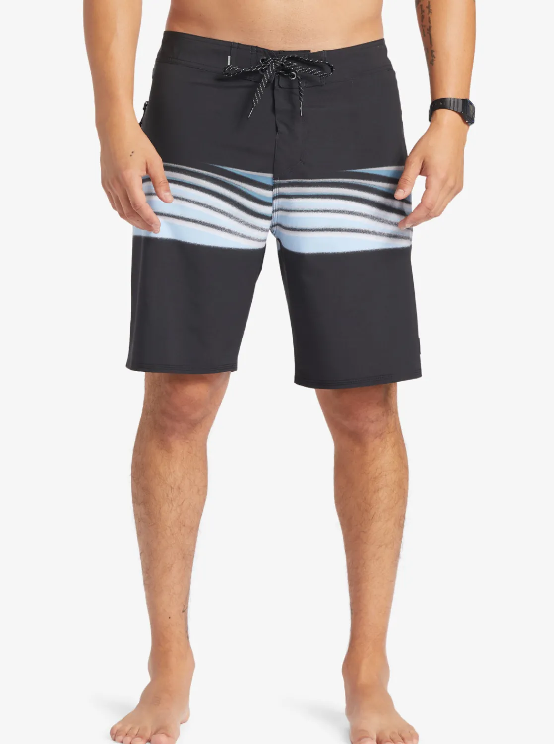 Quiksilver Surfsilk Air Brush 19" Boardshorts Black Store