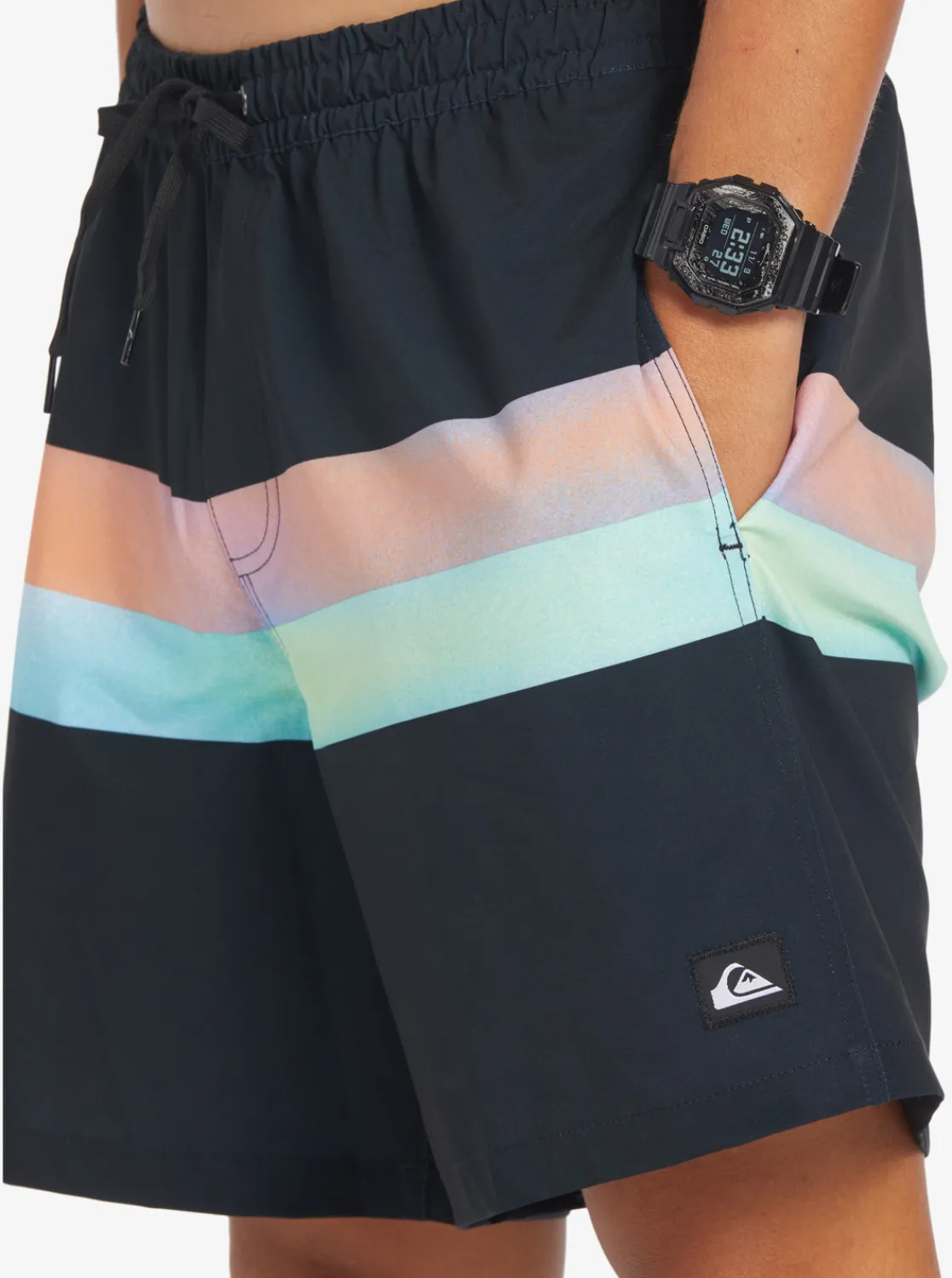 Quiksilver Surfsilk Air-Brush 17" Volleys For Men Black Discount