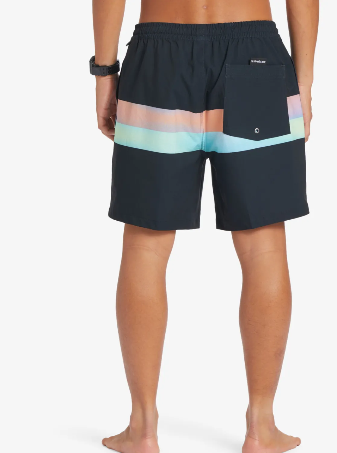 Quiksilver Surfsilk Air-Brush 17" Volleys For Men Black Discount