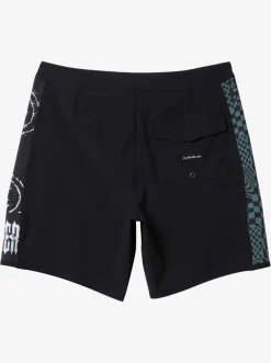 Quiksilver Surfsilk Arch 18" Boardshorts Black Flash Sale