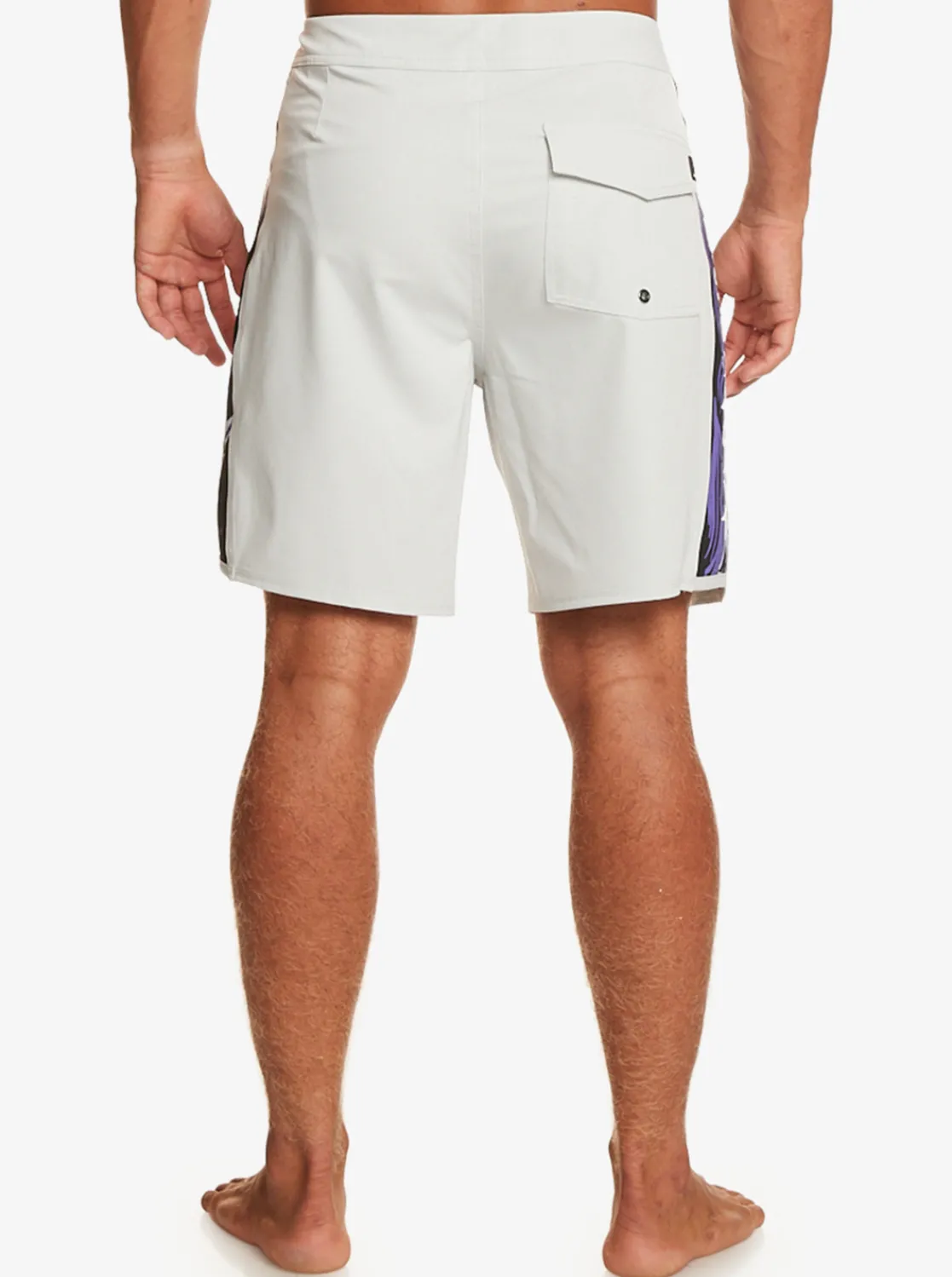 Quiksilver Surfsilk Arch Surfers Of Fortune 18" Boardshorts Grey Violet Best