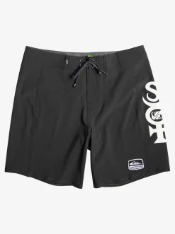 Quiksilver Surfsilk Arch Surfers Of Fortune 18" Boardshorts Tarmac Clearance