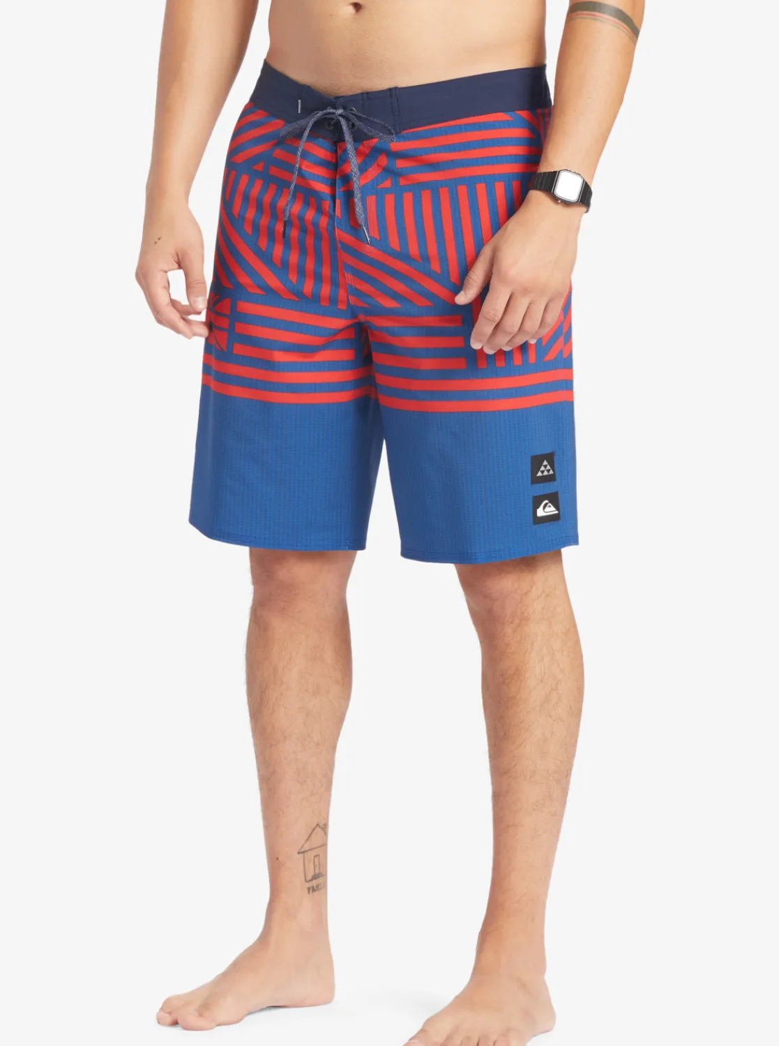 Quiksilver Surfsilk Hawaii Flag 20 20" Boardshorts Estate Blue Shop
