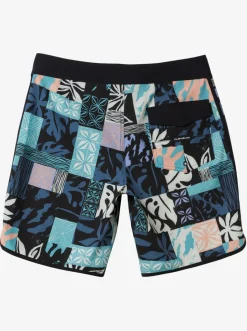 Quiksilver Surfsilk Hawaii Scallop 19 19" Boardshorts Black Outlet