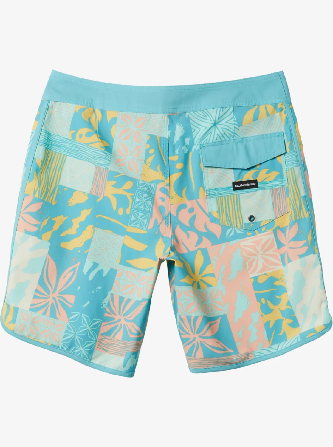 Quiksilver Surfsilk Hawaii Scallop 19 19" Boardshorts Reef Waters Shop