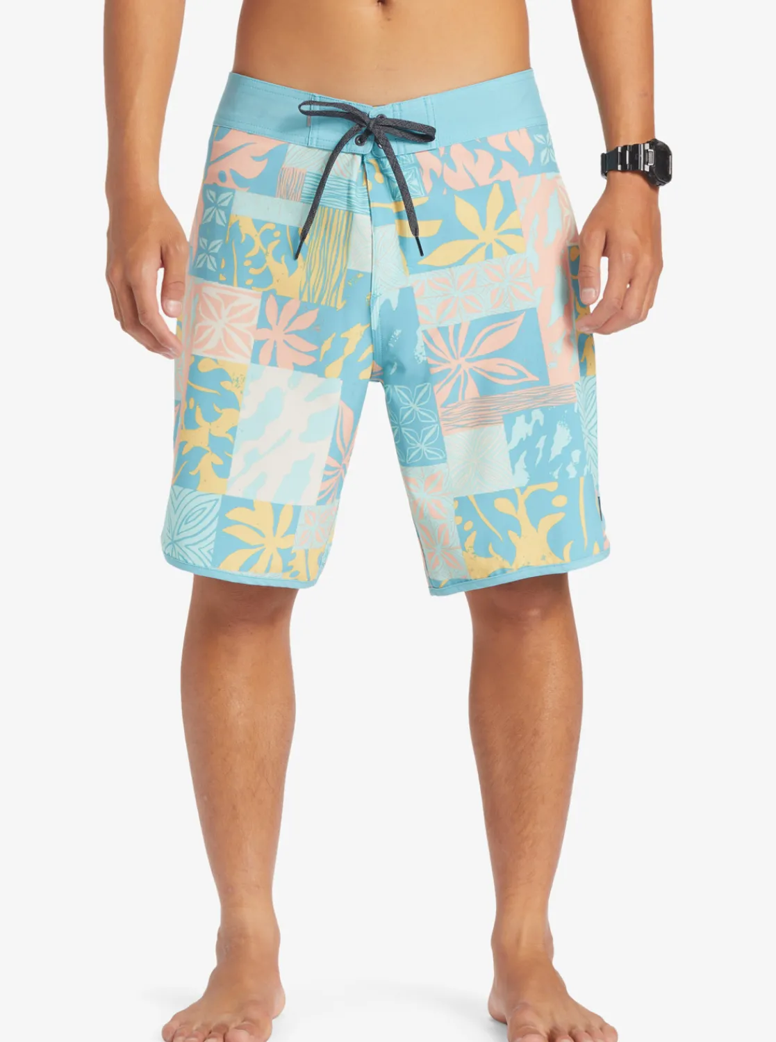 Quiksilver Surfsilk Hawaii Scallop 19 19" Boardshorts Reef Waters Shop