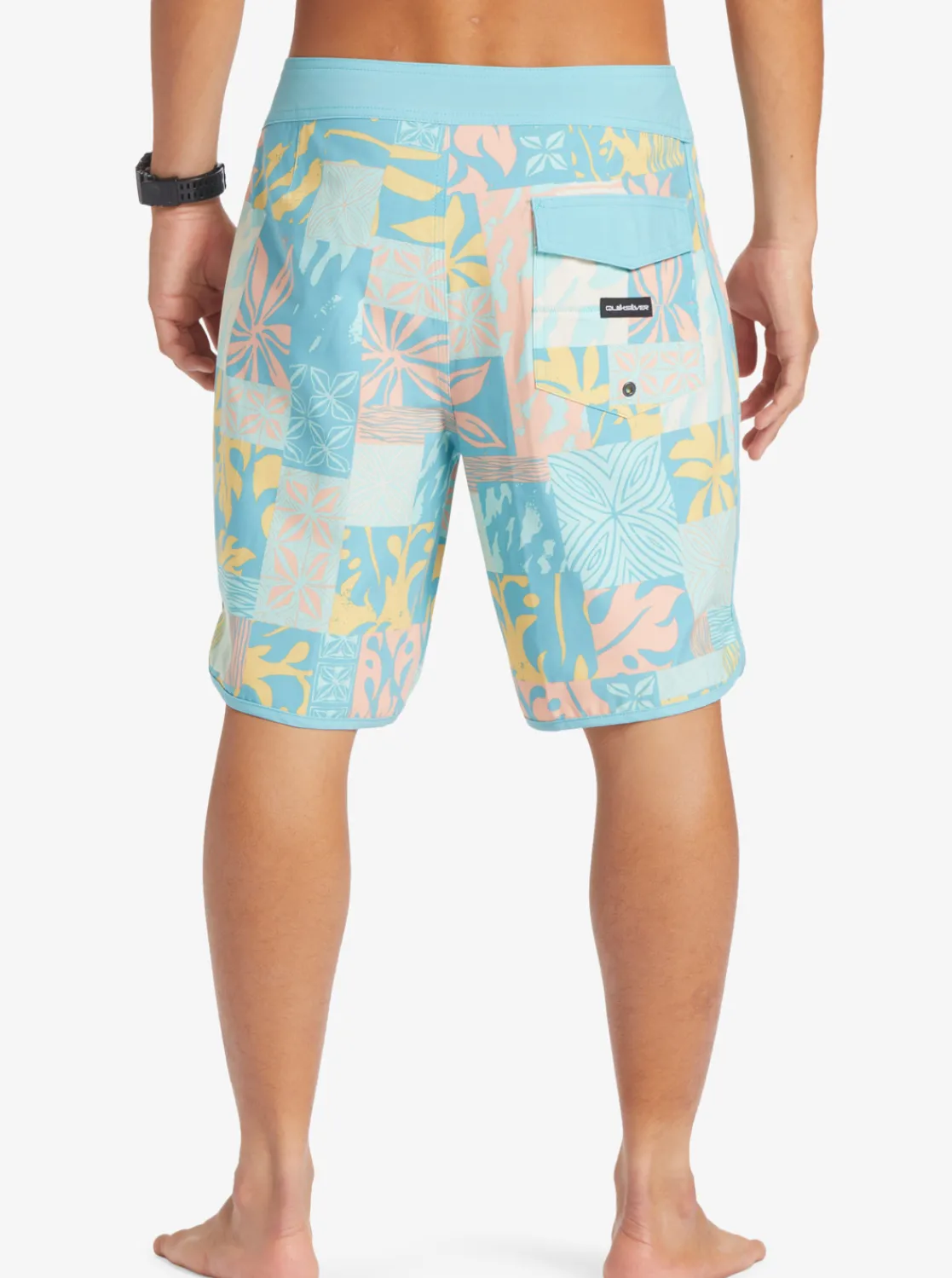 Quiksilver Surfsilk Hawaii Scallop 19 19" Boardshorts Reef Waters Shop