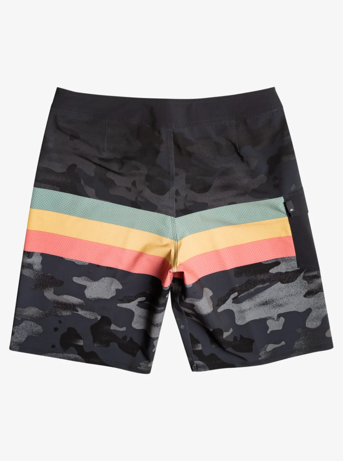 Quiksilver Surfsilk Hawaii Stripe 20" Boardshorts Black Flash Sale