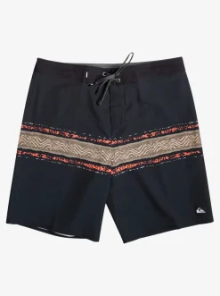 Quiksilver Surfsilk Mesa Stripe 19" Boardshorts Black Cheap