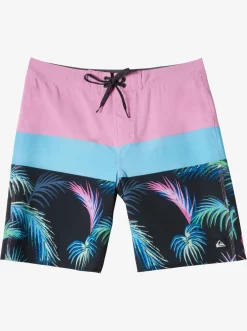 Quiksilver Surfsilk Panel 20" Boardshorts Moonlite Mauve Hot