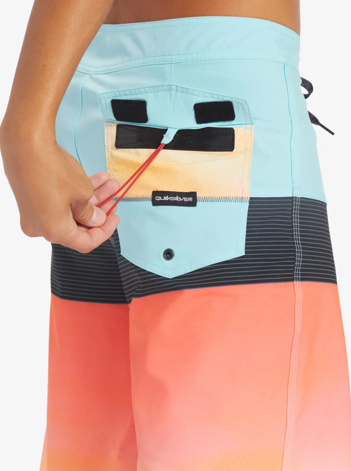 Quiksilver Surfsilk Panel 20" Boardshorts Angel Blue Cheap