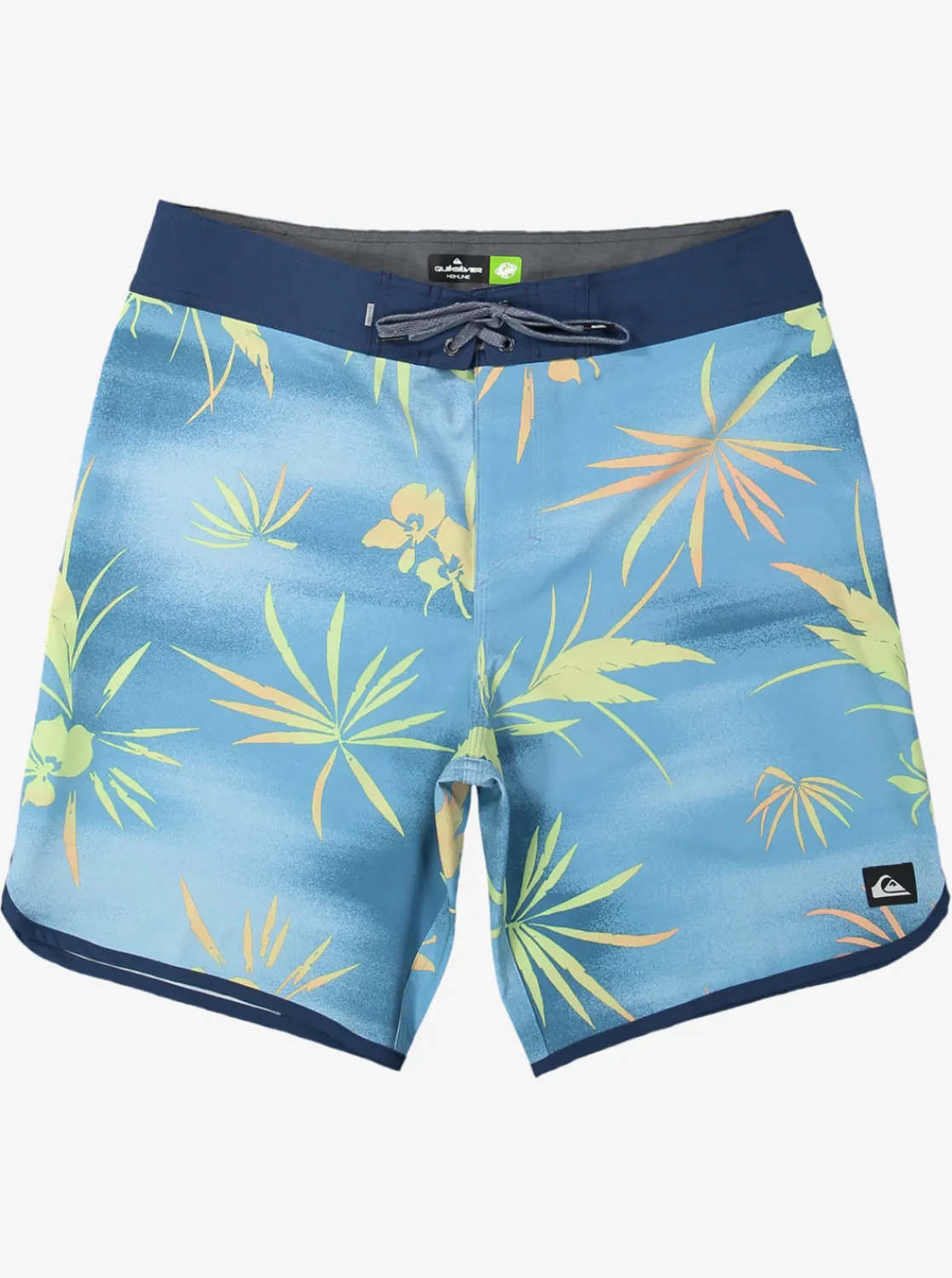 Quiksilver Surfsilk Scallop 19" Boardshorts Azure Blue Discount