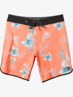 Quiksilver Surfsilk Scallop 19" Boardshorts Fiery Coral Fashion