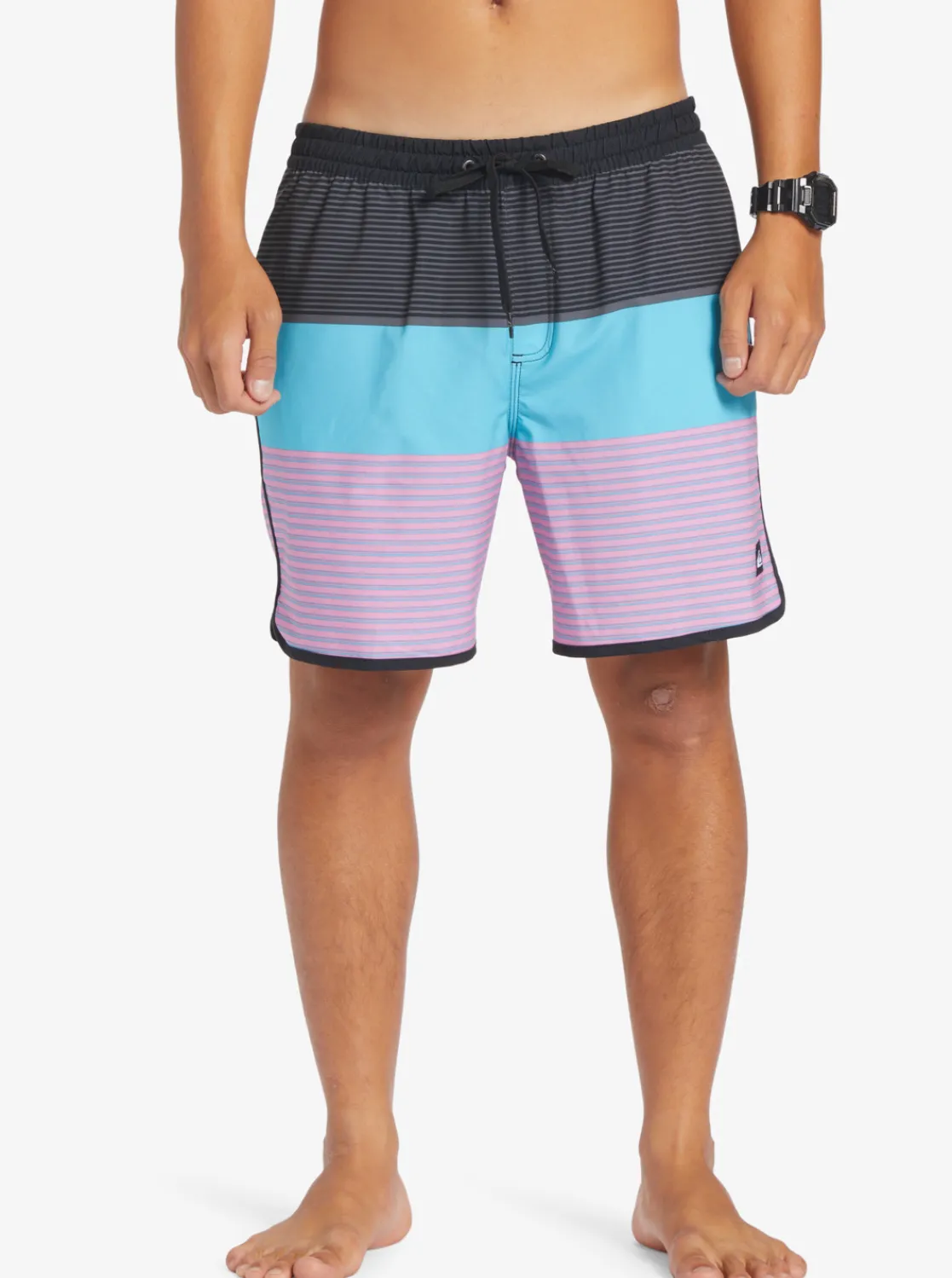 Quiksilver Surfsilk Tijuana 17" Volleys Black Shop