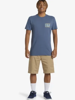 Quiksilver Taking Roots T-Shirt Bering Sea Best