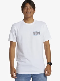 Quiksilver Taking Roots T-Shirt White Outlet