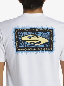 Quiksilver Taking Roots T-Shirt White Outlet