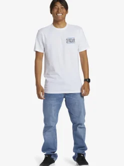 Quiksilver Taking Roots T-Shirt White Outlet