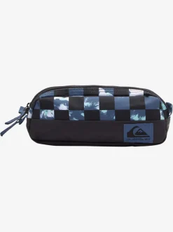 Quiksilver Tasmen Pencil Case Bering Sea Check Tie Dye 233 Best