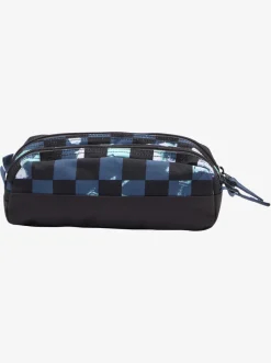Quiksilver Tasmen Pencil Case Bering Sea Check Tie Dye 233 Best