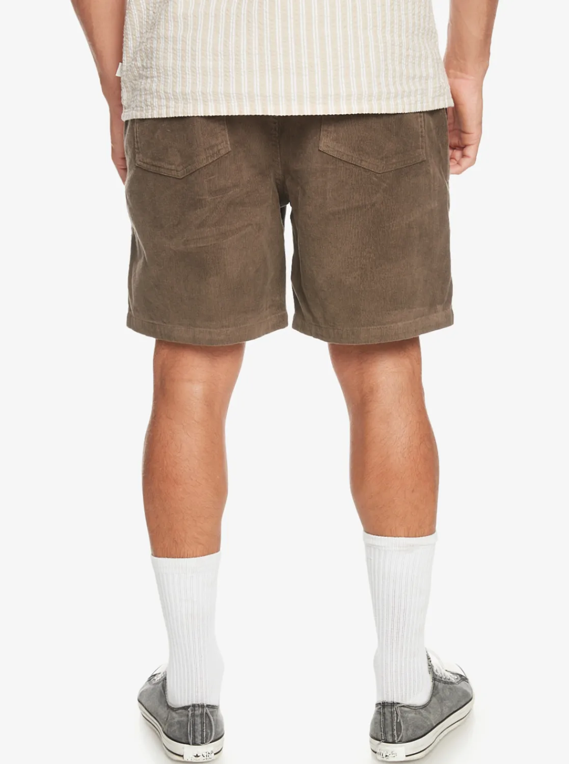 Quiksilver Taxer Cord Shorts Major Brown Cheap