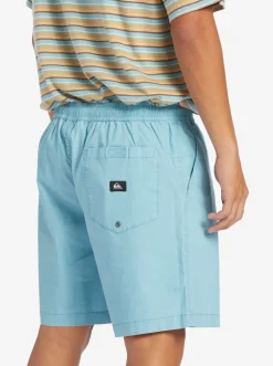 Quiksilver Taxer Elastic Waist Shorts Cameo Blue Fashion