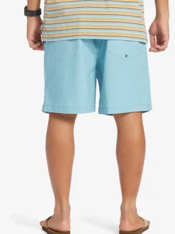 Quiksilver Taxer Elastic Waist Shorts Cameo Blue Fashion