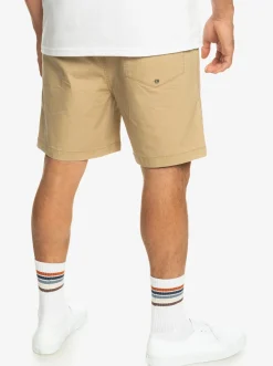 Quiksilver Taxer Elastic Waist Shorts Plage Clearance