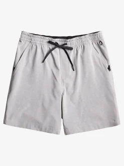 Quiksilver Taxer Heather 18" Amphibian Boardshorts Sleet Cheap