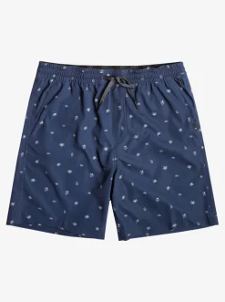 Quiksilver Taxer Print 18" Amphibian Boardshorts Naval Accademy Best Sale