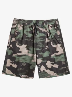 Quiksilver Taxer Print 18" Amphibian Boardshorts Tarmac Shop