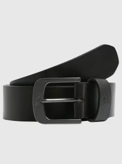 Quiksilver The Everydaily Leather Belt Chocolate Outlet