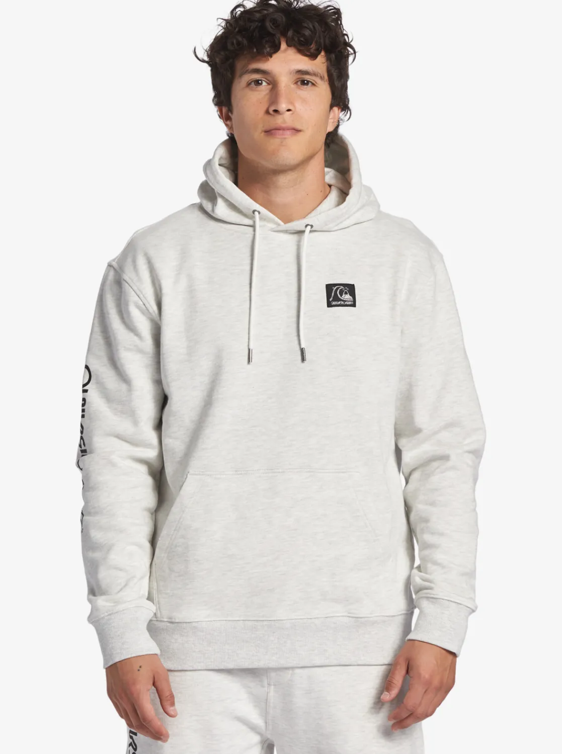Quiksilver The Original Hoodie White Marble Heather Shop