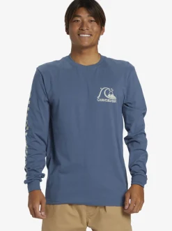 Quiksilver The Original Long Sleeve T-Shirt Bering Sea Flash Sale