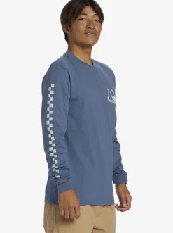 Quiksilver The Original Long Sleeve T-Shirt Bering Sea Flash Sale