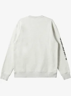 Quiksilver The Original Sweatshirt White Marble Heather Cheap