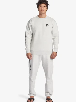 Quiksilver The Original Sweatshirt White Marble Heather Cheap