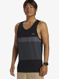 Quiksilver Tijuana Stripe Tank Top Black Discount