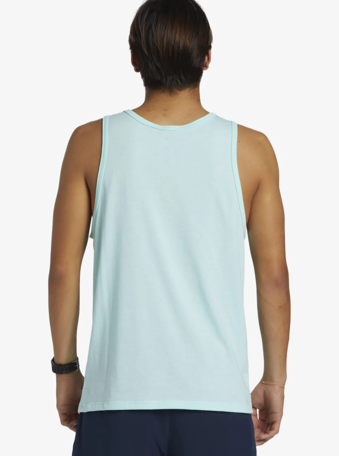Quiksilver Tijuana Stripe Tank Top Beach Glass Heather Outlet