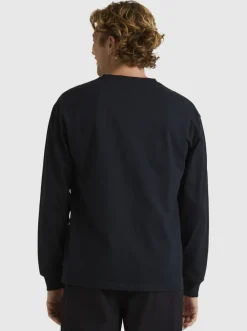 Quiksilver Tilt Long Sleeve Stn T-Shirt Black Best