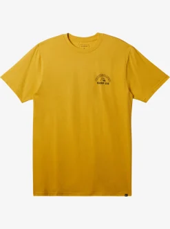 Quiksilver Timeless Spin T-Shirt Yolk Yellow Online