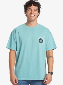 Quiksilver Tipping Sunsets Mnd T-Shirt Reef Waters Clearance