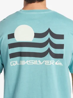 Quiksilver Tipping Sunsets Mnd T-Shirt Reef Waters Clearance
