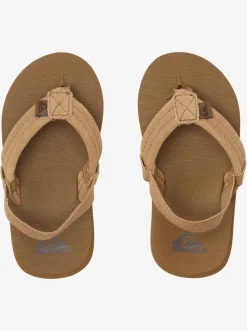 Quiksilver Toddler'S Carver Suede Core Sandals Tan 1 Discount