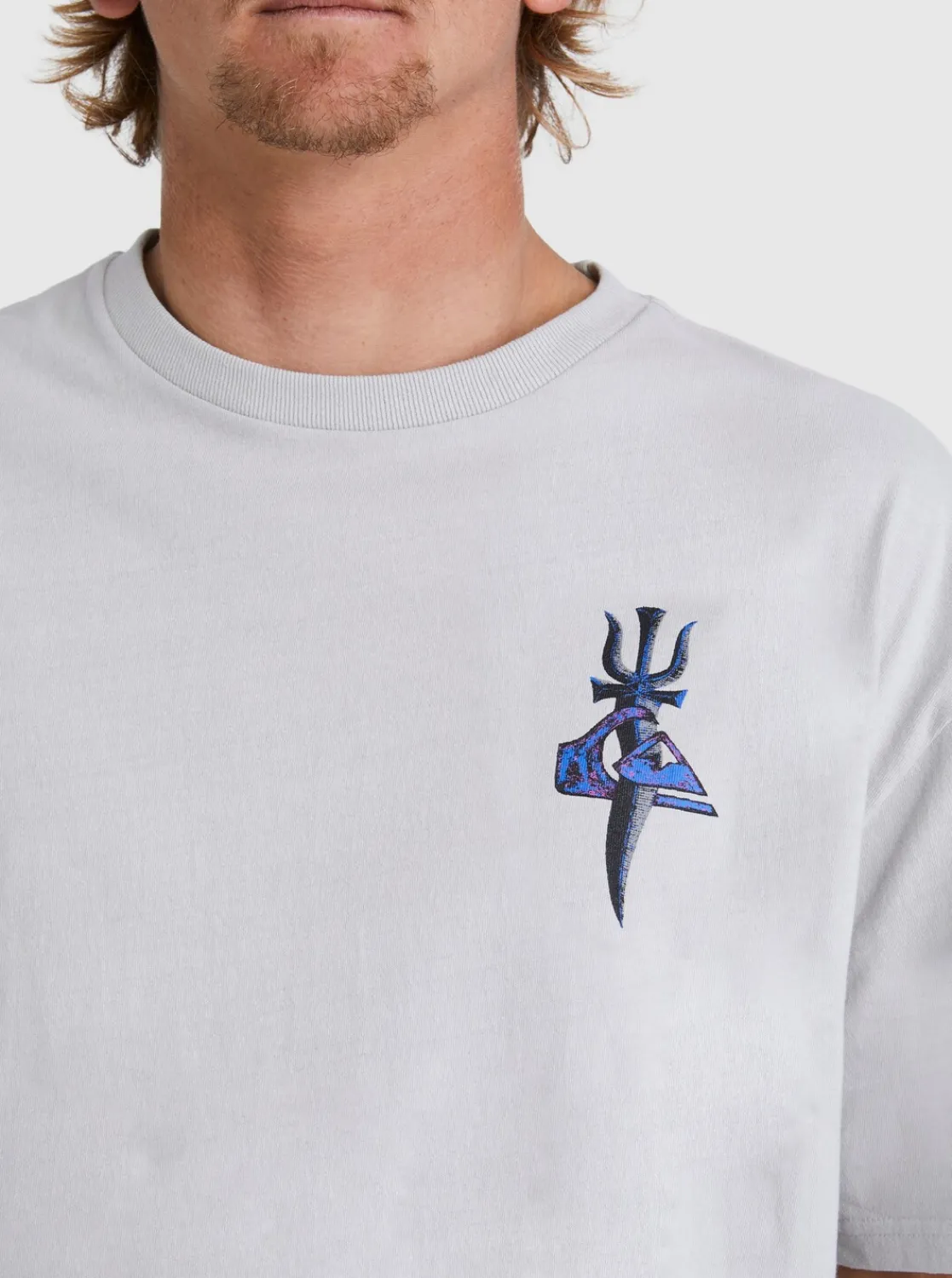 Quiksilver Tridagger T-Shirt Gray Violet Discount