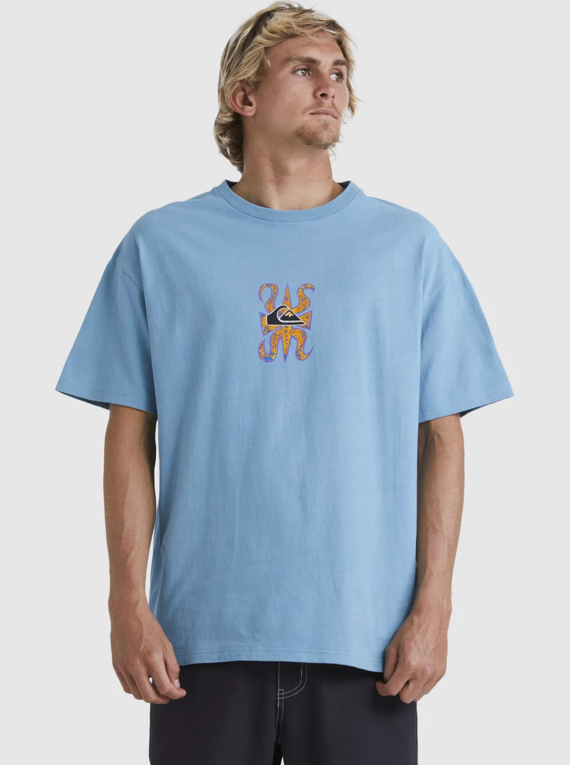 Quiksilver Trident T-Shirt Adriatic Blue Cheap