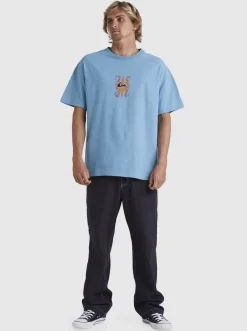 Quiksilver Trident T-Shirt Adriatic Blue Cheap