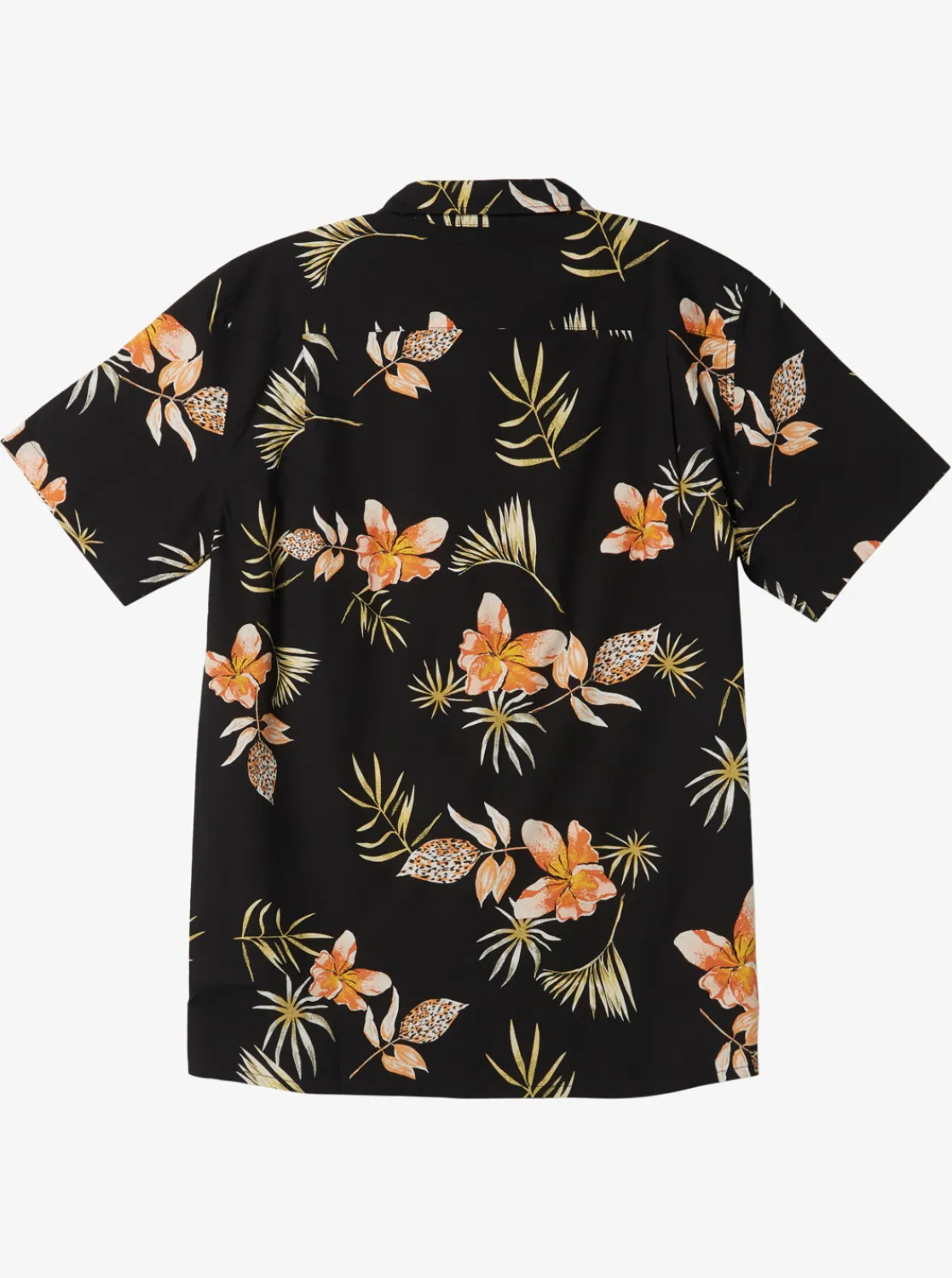 Quiksilver Tropical Floral Short Sleeve Woven Shirt Black Tropical Floral Ss Best