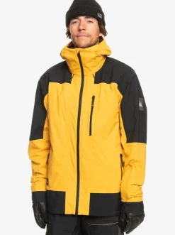 Quiksilver Ultralight Gore-Tex® Technical Snow Jacket Mineral Yellow Shop